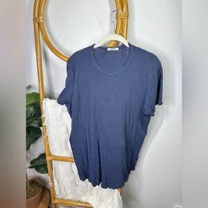 Mens Buck Mason Blue T Shirt sz L